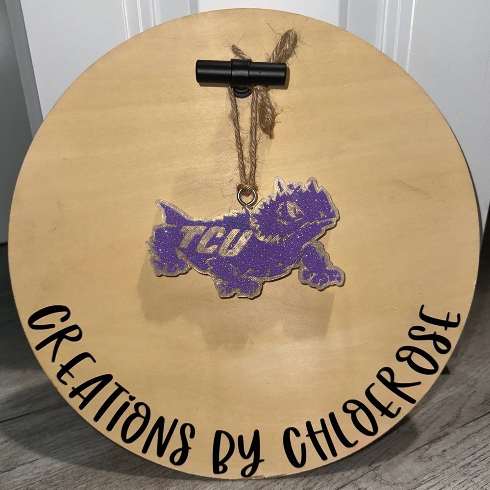 TCU Horned Frog Car Freshie                      Scent: Waikiki Coconut Beach